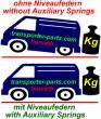Lift-Kit Auxiliary Springs +50mm front, Fiat Ducato 2WD, mit ABS, 11, 15, 18 244 / 244L / 244D  By.: 02..06.06 (replacement springs)