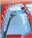 wind deflector for side-windows for Opel Vivaro My.: 01-
