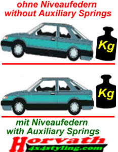 Niveauregulierungsfedern Ford Focus Wagon DNW Bj.: 10.98..01.05