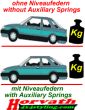 Niveau-Luftfedern (Luft-Zusatzfedern) VW Golf Plus, Typ 1KP, Bj. 01.05-04.09, 09-, nicht bei vorhandener Niveauregulierung