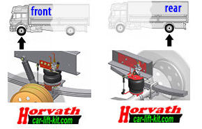 High-level Air-Springs, Semi-Air-Springs for Light truck, truck, Vans Transporter - not found ? Ask us!