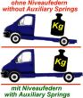 Auxiliary Springs / Helper Springs (4 Springs) Ford Transit 350 platform truck / Pickup / Chassis Cab By. 01.00-