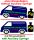 Auxiliary Springs / Helper-Springs (4 Springs) Opel Movano Van T28, T33, T35 By. 03.00-05.10, Heck-Axle load up to 2060 kg